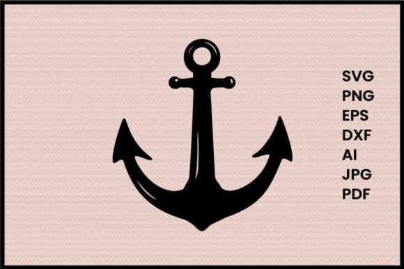 Anchor Icon for Navigation Silhouette