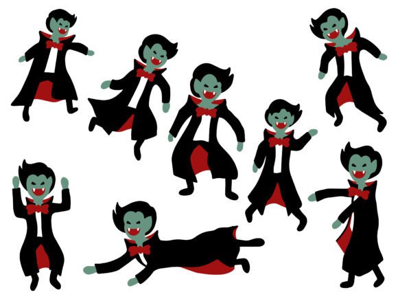 Dracula Cartoon Monster Halloween