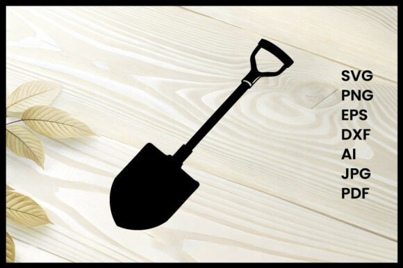 Shovel Illustration Silhouette